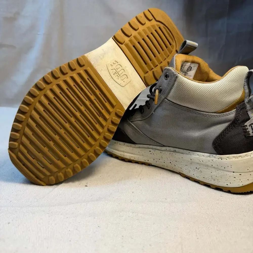 Hey Dude Tahoe Nylon Boot Size 12M Gray